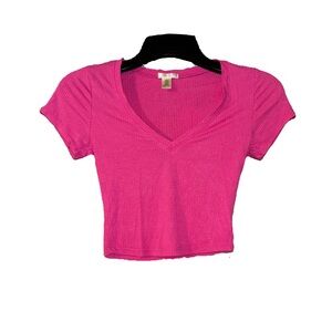 Pink Crop Top